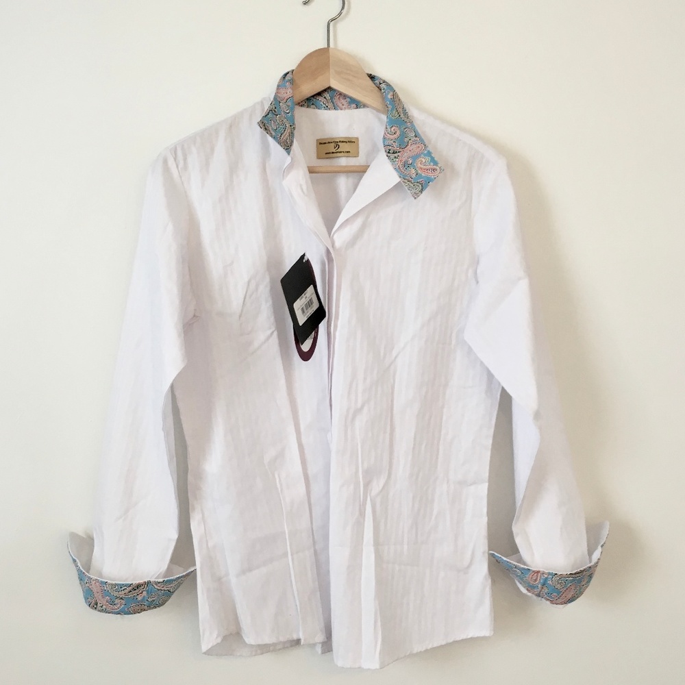 NWT Devon-Aire White Blouse